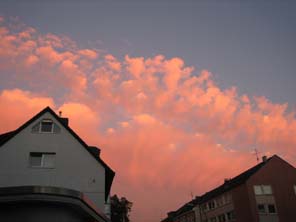 bizarre Wolkenbildung